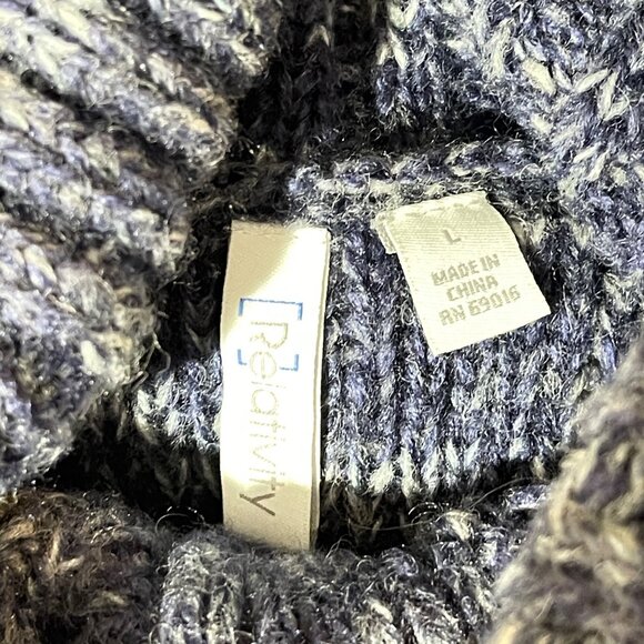 Relativity Wool Blend Tunic Sweater Short Sleeve Size L - Picture 6 of 8